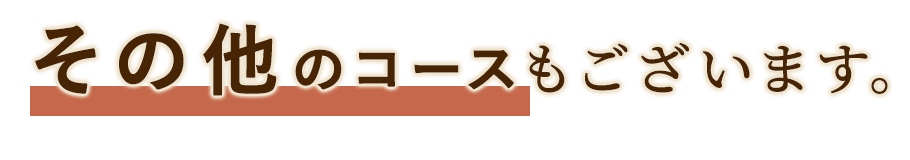 その他のコース